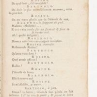 Barbier de Séville, ou la Précaution inutile (Le), comédie en quatre actes, par M. de Beaumarchais, représentée sur le théâtre de la Comédie Française le 23 février 1775 (avec une Lettre modérée sur la chute et la critique du Barbier de Séville)