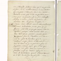 Recueil de lettres de Voltaire, de Mme du Châtelet et de Jean-Jacques Rousseau, préparé en 1782 pour une édition, par un ancien secrétaire de l'abbé de Sade