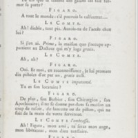 Barbier de Séville, ou la Précaution inutile (Le), comédie en quatre actes ; par M. de Beaumarchais ; représentée & tombée sur le théâtre de la Comédie Françoise aux Tuileries, le 23 de février 1775