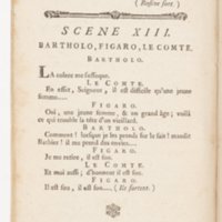 Barbier de Séville, ou la Précaution inutile (Le), comédie en quatre actes, par M. de Beaumarchais, représentée sur le théâtre de la Comédie Française le 23 février 1775 (avec une Lettre modérée sur la chute et la critique du Barbier de Séville)