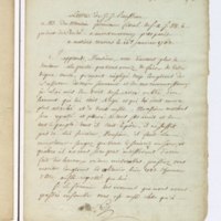 Recueil de lettres de Voltaire, de Mme du Châtelet et de Jean-Jacques Rousseau, préparé en 1782 pour une édition, par un ancien secrétaire de l'abbé de Sade