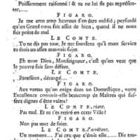 Barbier de Séville, ou la Précaution inutile (Le ), comédie en quatre actes, par M. de Beaumarchais, représentée sur le théâtre de la Comédie Française le 23 février 1775 (avec une Lettre modérée sur la chute et la critique du Barbier de Séville)