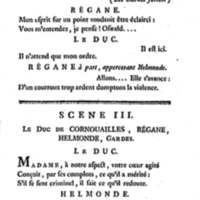 Roi Lear (Le), tragédie en cinq actes, par M. Ducis, représentée à Versailles le 16 janvier 1783 ; et à Paris, le 26 du même mois, par les Comédiens français