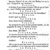 Barbier de Séville, ou la Précaution inutile (Le ), comédie en quatre actes, par M. de Beaumarchais, représentée sur le théâtre de la Comédie Française le 23 février 1775 (avec une Lettre modérée sur la chute et la critique du Barbier de Séville)