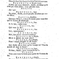 Barbier de Séville, ou la Précaution inutile (Le), comédie en quatre actes, par M. de Beaumarchais, représentée sur le théâtre de la Comédie Française le 23 février 1775 (avec une Lettre modérée sur la chute et la critique du Barbier de Séville)