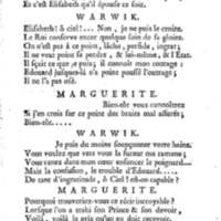 Comte de Warwik [sic] (Le), tragédie par M. de La Harpe, représentée pour la première fois par les Comédiens françois ordinaires du Roi, le 7 novembre 1763