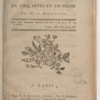 Eugénie , drame en cinq actes et en prose