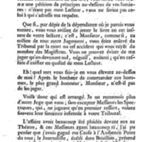 Barbier de Séville, ou la Précaution inutile (Le ), comédie en quatre actes, par M. de Beaumarchais, représentée sur le théâtre de la Comédie Française le 23 février 1775 (avec une Lettre modérée sur la chute et la critique du Barbier de Séville)