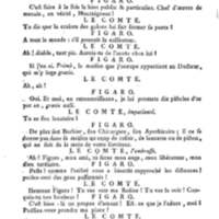 Barbier de Séville, ou la Précaution inutile (Le), comédie en quatre actes, par M. de Beaumarchais, représentée sur le théâtre de la Comédie Française le 23 février 1775 (avec une Lettre modérée sur la chute et la critique du Barbier de Séville)