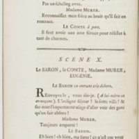 Eugénie, drame en cinq actes en prose, enrichi de figures en taille-douce ; avec un Essai sur le drame sérieux