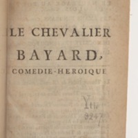 Chevalier Bayard (Le), comédie héroïque