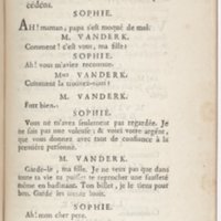 Philosophe sans le savoir (Le), comédie en prose et en cinq actes… par M. Sedaine. [Paris, les Comédiens français, 2 novembre 1765]