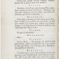 Barbier de Séville, ou la Précaution inutile (Le), comédie en quatre actes ; par M. de Beaumarchais ; représentée & tombée sur le théâtre de la Comédie Françoise aux Tuileries, le 23 de février 1775