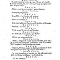Barbier de Séville, ou la Précaution inutile (Le), comédie en quatre actes, par M. de Beaumarchais, représentée sur le théâtre de la Comédie Française le 23 février 1775 (avec une Lettre modérée sur la chute et la critique du Barbier de Séville)