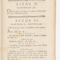 Barbier de Séville, ou la Précaution inutile (Le), comédie en quatre actes, par M. de Beaumarchais, représentée sur le théâtre de la Comédie Française le 23 février 1775 (avec une Lettre modérée sur la chute et la critique du Barbier de Séville)