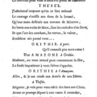 Amazones (Les), tragédie en cinq actes, par madame du Boccage, représentée par les Comédiens ordinaires du Roy, aux mois de juillet et d'août 1749