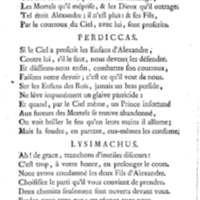 Lysimachus, tragédie par M. de Caux de Montlebert, représentée pour la première fois le 13 décembre 1737