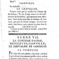 Amants sans le sçavoir (Les), comédie, en trois actes, et en prose, représentée pour la premiere fois par les Comédiens ordinaires du Roi, le 6 juillet 1771, au théâtre du Palais des Tuileries