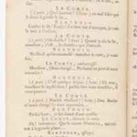 Barbier de Séville, ou la Précaution inutile (Le), comédie en quatre actes, par M. de Beaumarchais, représentée sur le théâtre de la Comédie Française le 23 février 1775 (avec une Lettre modérée sur la chute et la critique du Barbier de Séville)