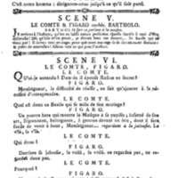 Barbier de Séville, ou la Précaution inutile (Le), comédie en quatre actes, par M. de Beaumarchais, représentée sur le théâtre de la Comédie Française le 23 février 1775 (avec une Lettre modérée sur la chute et la critique du Barbier de Séville)