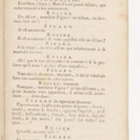 Barbier de Séville, ou la Précaution inutile (Le), comédie en quatre actes, par M. de Beaumarchais, représentée sur le théâtre de la Comédie Française le 23 février 1775 (avec une Lettre modérée sur la chute et la critique du Barbier de Séville)