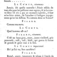 Barbier de Séville, ou la Précaution inutile (Le), comédie en quatre actes, par M. de Beaumarchais, représentée sur le théâtre de la Comédie Française le 23 février 1775 (avec une Lettre modérée sur la chute et la critique du Barbier de Séville)