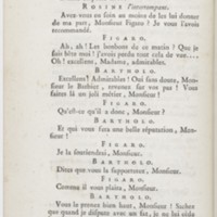 Barbier de Séville, ou la Précaution inutile (Le), comédie en quatre actes ; par M. de Beaumarchais ; représentée & tombée sur le théâtre de la Comédie Françoise aux Tuileries, le 23 de février 1775