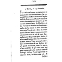 Lettres de M. de Voltaire et de sa célèbre amie [la marquise du Châtelet] ; suivies d'un petit Poëme, d'une lettre de J.-J. Rousseau, & d'un parallèle entre Voltaire et J.-J. Rousseau