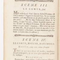 Barbier de Séville, ou la Précaution inutile (Le), comédie en quatre actes, par M. de Beaumarchais, représentée sur le théâtre de la Comédie Française le 23 février 1775 (avec une Lettre modérée sur la chute et la critique du Barbier de Séville)