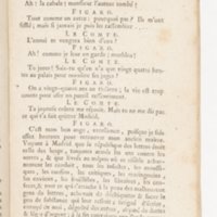 Barbier de Séville, ou la Précaution inutile (Le), comédie en quatre actes, par M. de Beaumarchais, représentée sur le théâtre de la Comédie Française le 23 février 1775 (avec une Lettre modérée sur la chute et la critique du Barbier de Séville)