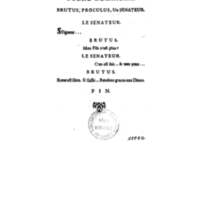 Brutus de M. de Voltaire (Le), avec un Discours sur la tragédie