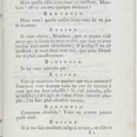 Barbier de Séville, ou la Précaution inutile (Le), comédie en quatre actes ; par M. de Beaumarchais ; représentée & tombée sur le théâtre de la Comédie Françoise aux Tuileries, le 23 de février 1775