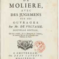 Vie de Molière, avec des jugements sur ses ouvrages