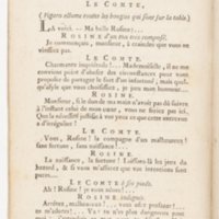 Barbier de Séville, ou la Précaution inutile (Le), comédie en quatre actes, par M. de Beaumarchais, représentée sur le théâtre de la Comédie Française le 23 février 1775 (avec une Lettre modérée sur la chute et la critique du Barbier de Séville)