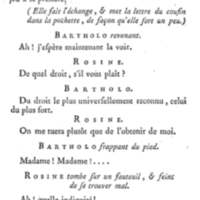 Barbier de Séville, ou la Précaution inutile (Le), comédie en quatre actes, par M. de Beaumarchais, représentée sur le théâtre de la Comédie Française le 23 février 1775 (avec une Lettre modérée sur la chute et la critique du Barbier de Séville)