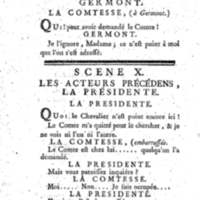 Amants sans le sçavoir (Les), comédie, en trois actes, et en prose, représentée pour la premiere fois par les Comédiens ordinaires du Roi, le 6 juillet 1771, au théâtre du Palais des Tuileries