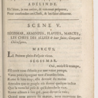Chérusques (Les), tragédie ; tirée du théâtre allemand ; par M. Bauvin