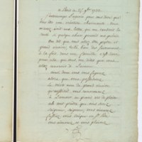 Recueil de lettres de Voltaire, de Mme du Châtelet et de Jean-Jacques Rousseau, préparé en 1782 pour une édition, par un ancien secrétaire de l'abbé de Sade