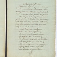 Recueil de lettres de Voltaire, de Mme du Châtelet et de Jean-Jacques Rousseau, préparé en 1782 pour une édition, par un ancien secrétaire de l'abbé de Sade