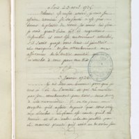 Recueil de lettres de Voltaire, de Mme du Châtelet et de Jean-Jacques Rousseau, préparé en 1782 pour une édition, par un ancien secrétaire de l'abbé de Sade