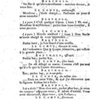 Barbier de Séville, ou la Précaution inutile (Le), comédie en quatre actes, par M. de Beaumarchais, représentée sur le théâtre de la Comédie Française le 23 février 1775 (avec une Lettre modérée sur la chute et la critique du Barbier de Séville)