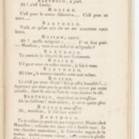 Barbier de Séville, ou la Précaution inutile (Le), comédie en quatre actes, par M. de Beaumarchais, représentée sur le théâtre de la Comédie Française le 23 février 1775 (avec une Lettre modérée sur la chute et la critique du Barbier de Séville)