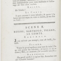 Barbier de Séville, ou la Précaution inutile (Le), comédie en quatre actes ; par M. de Beaumarchais ; représentée & tombée sur le théâtre de la Comédie Françoise aux Tuileries, le 23 de février 1775
