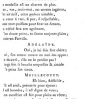 Adélaïde, ou l'Antipathie pour l'amour, comédie en deux actes, en vers de dix syllabes. Représentée pour la première fois, par les Comédiens franc̜ois, le 10 juillet 1780