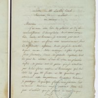 Recueil de lettres de Voltaire, de Mme du Châtelet et de Jean-Jacques Rousseau, préparé en 1782 pour une édition, par un ancien secrétaire de l'abbé de Sade