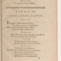 École amoureuse (L'), comédie en un acte, en vers, représentée pour la première fois par les Comédiens ordinaires du Roi, le 11 septembre 1747