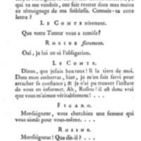 Barbier de Séville, ou la Précaution inutile (Le), comédie en quatre actes, par M. de Beaumarchais, représentée sur le théâtre de la Comédie Française le 23 février 1775 (avec une Lettre modérée sur la chute et la critique du Barbier de Séville)