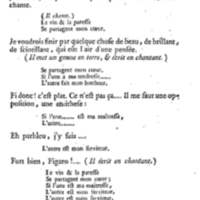 Barbier de Séville, ou la Précaution inutile (Le ), comédie en quatre actes, par M. de Beaumarchais, représentée sur le théâtre de la Comédie Française le 23 février 1775 (avec une Lettre modérée sur la chute et la critique du Barbier de Séville)