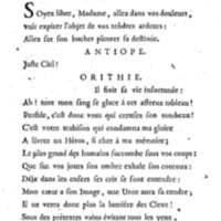Amazones (Les), tragédie en cinq actes, par madame du Boccage, représentée par les Comédiens ordinaires du Roy, aux mois de juillet et d'août 1749