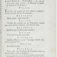 Barbier de Séville, ou la Précaution inutile (Le), comédie en quatre actes ; par M. de Beaumarchais ; représentée & tombée sur le théâtre de la Comédie Françoise aux Tuileries, le 23 de février 1775